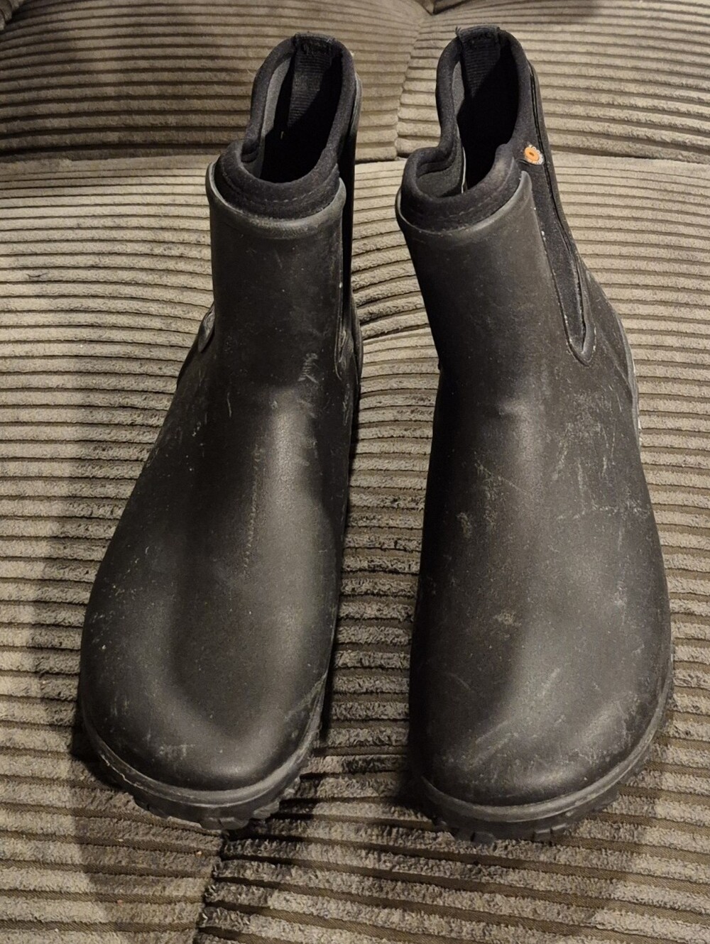 BOGS Sauvie Women's Waterproof Black Boots Size 7 - Picture 2 of 11